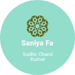 Business logo of Saniya Fa