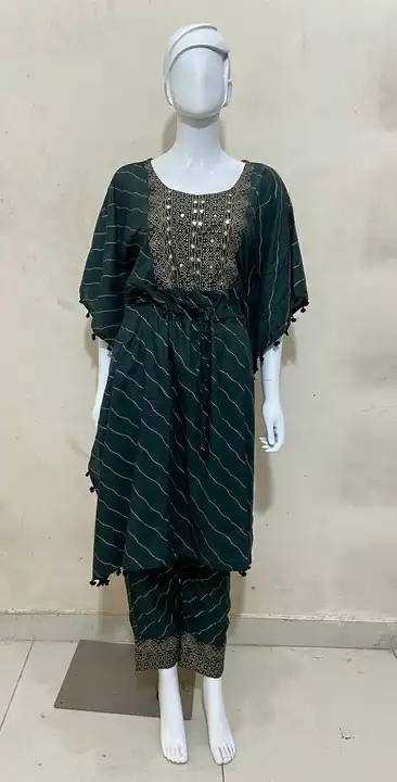 *SuperHit Design Restock*

*DRESS LIKE A PRINCESS IN DREAMY ROYAN KAFTAN WITH PANT MIRROR N TUBLIGHT uploaded by Gota Patti manufacturing on 3/23/2023