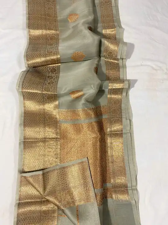 Pure Handloom Kora Organza Silk Saree uploaded by Ayesha Fabrics on 3/23/2023
