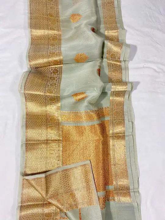 Pure Handloom Kora Organza Silk Saree uploaded by Ayesha Fabrics on 3/23/2023