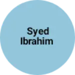 Business logo of Syed ibrahim