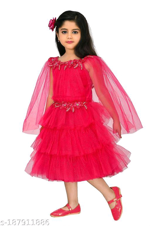 MRM CREATION  Girls Calf Length Festive/Wedding Dress  (RANI, Fashion Sleeve)
Name: MRM CREATION  Gi uploaded by New world fashion shop on 3/24/2023