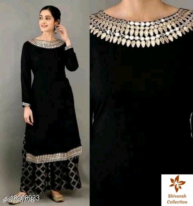 Kurti with plazzo  uploaded by Shivansh Collection  on 2/28/2021