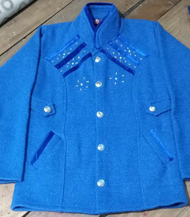 Ladies woollen coat uploaded by Ajay Knitwears on 3/24/2023