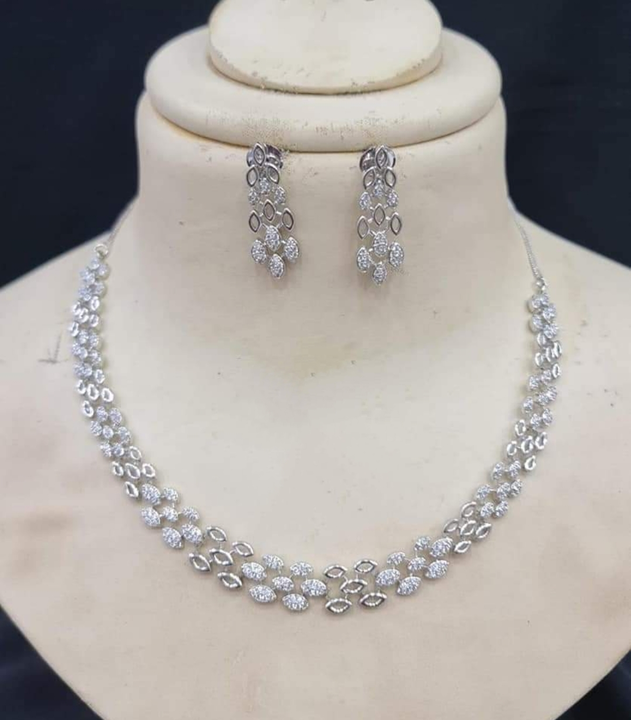 Silver plated necklace for women  uploaded by Khodal fashion on 5/29/2024