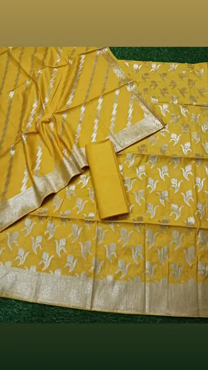 Banarasi silk katan suits  uploaded by NGR CREATION on 3/24/2023