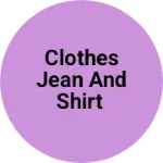 Business logo of Clothes Jean and shirt