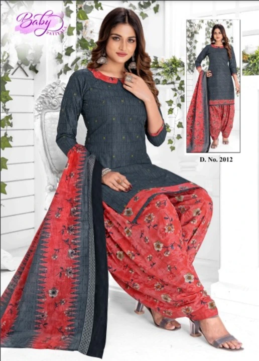 NEW DESIGN COTTON READY MADE PATIYALA SUIT uploaded by Swastik creation on 3/24/2023