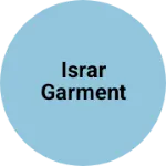 Business logo of Israr garment