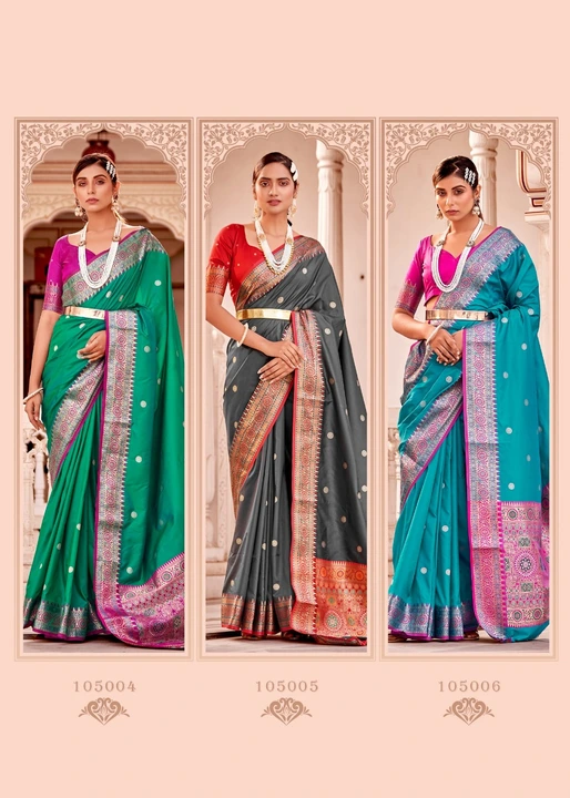 Soft banarasi silk  uploaded by Sai prem sarees 9904179558 on 3/24/2023