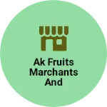 Business logo of Ak fruits marchants and commision ajent