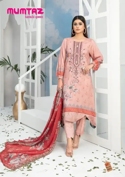 NEW KARACHI SUITS DRESS MATERIAL uploaded by Swastik creation on 3/24/2023