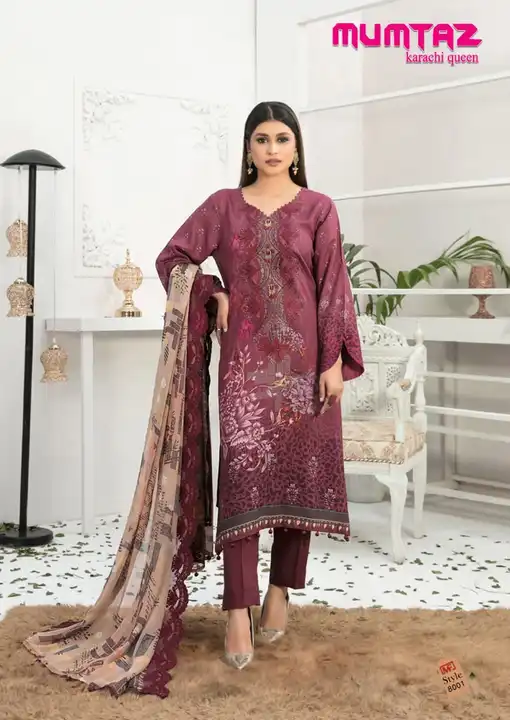 NEW KARACHI SUITS DRESS MATERIAL uploaded by Swastik creation on 3/24/2023
