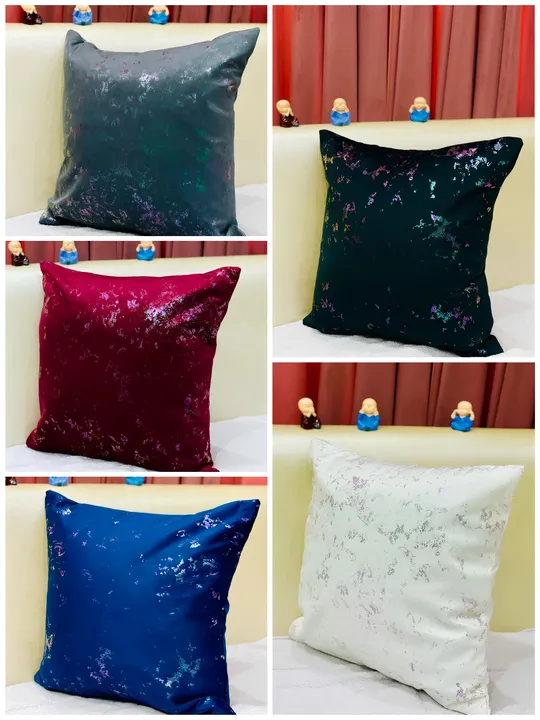 HOLLAND GLITTER ✨ 

Cushion cover 16*16 (5pc set) uploaded by KG hometex on 3/24/2023