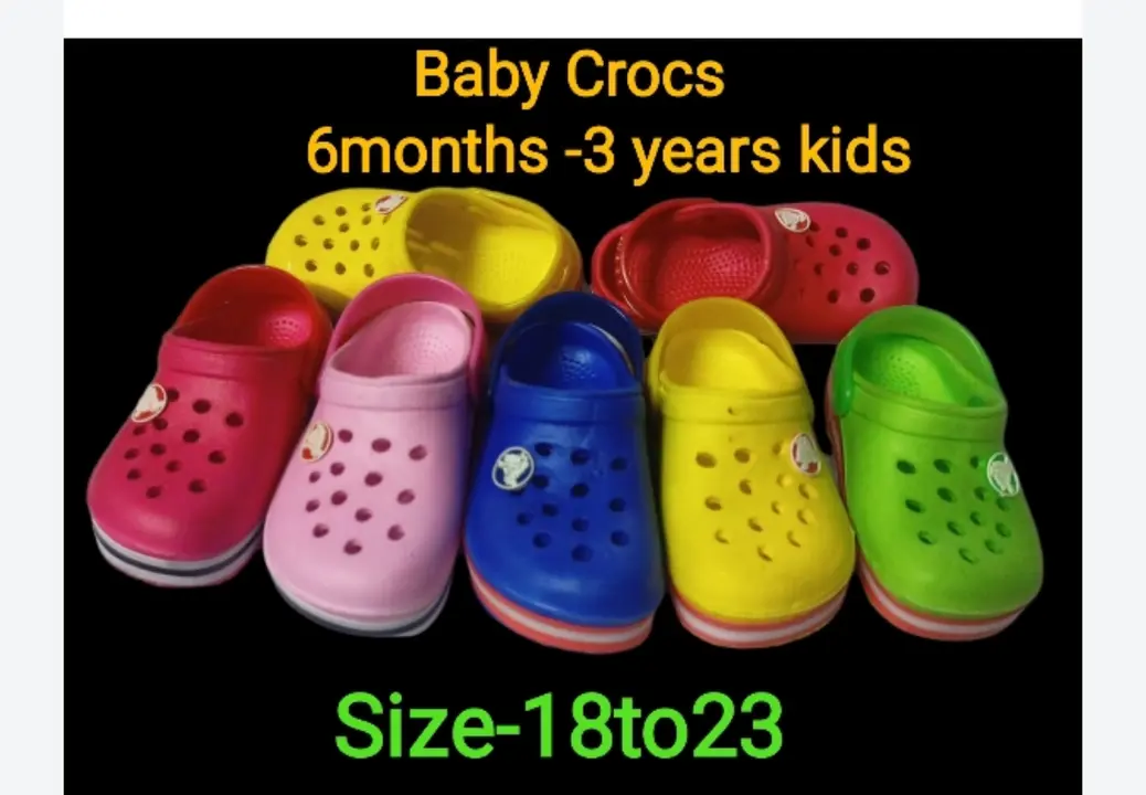 Baby crocs 18*23 uploaded by Shree shyam sales on 3/24/2023
