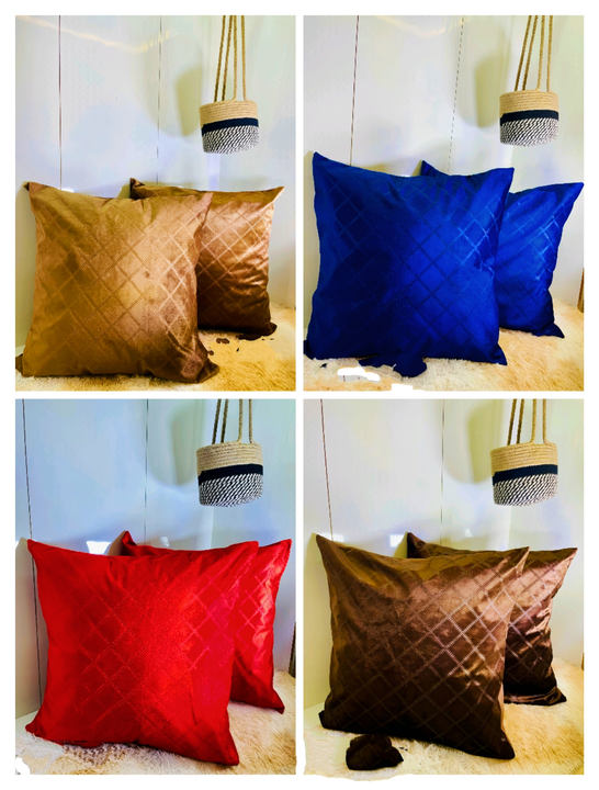 Checkered Cushion Covers 16*16 (5pc set) uploaded by business on 3/24/2023