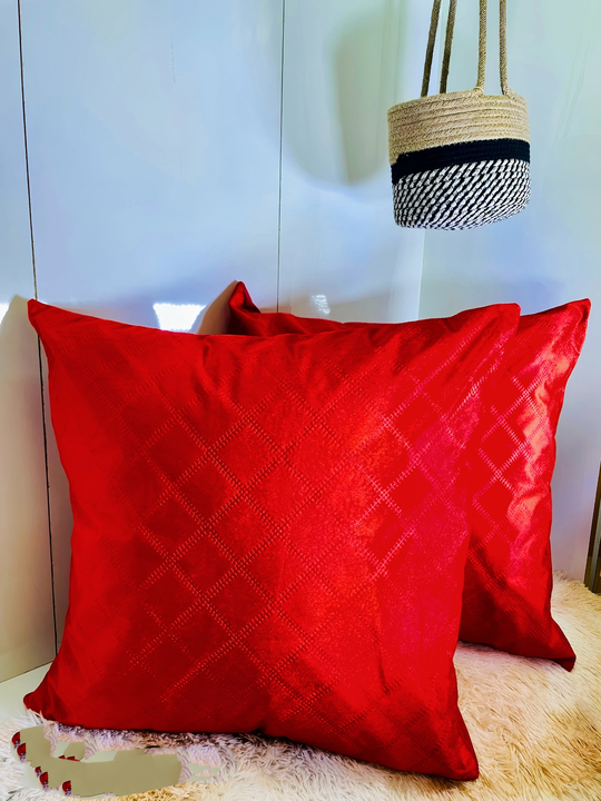 Checkered Cushion Covers 16*16 (5pc set) uploaded by KG hometex on 3/24/2023