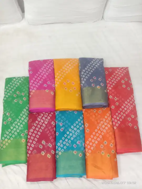 Digital cotton sarees  uploaded by Sai prem sarees 9904179558 on 3/24/2023