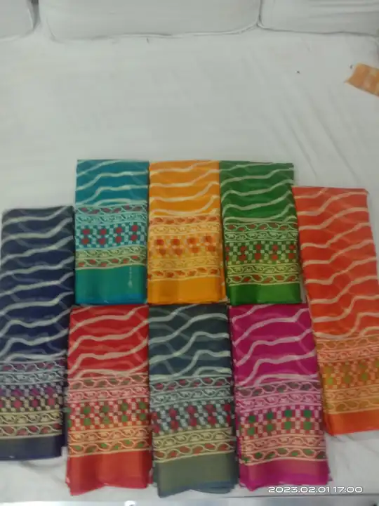 Digital cotton sarees  uploaded by Sai prem sarees 9904179558 on 3/24/2023
