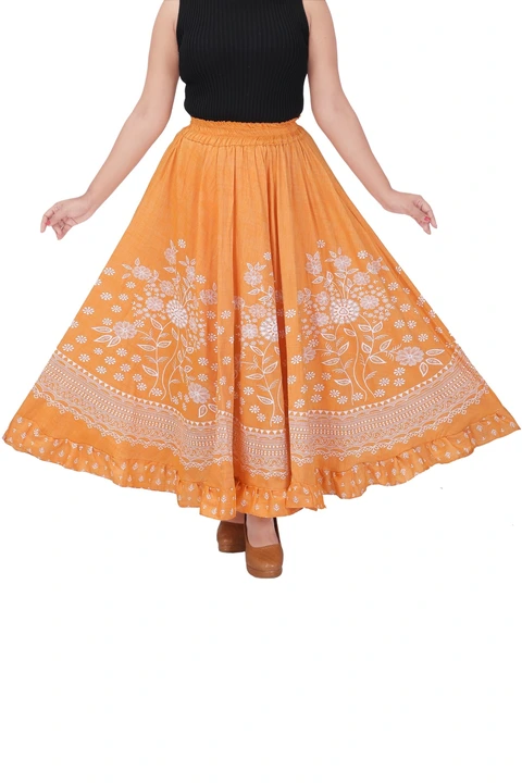 Product image of Tutton long skirt , price: Rs. 360, ID: tutton-long-skirt-0a64faac