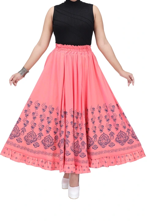 Product image of Tutton long skirt , price: Rs. 360, ID: tutton-long-skirt-119071b1