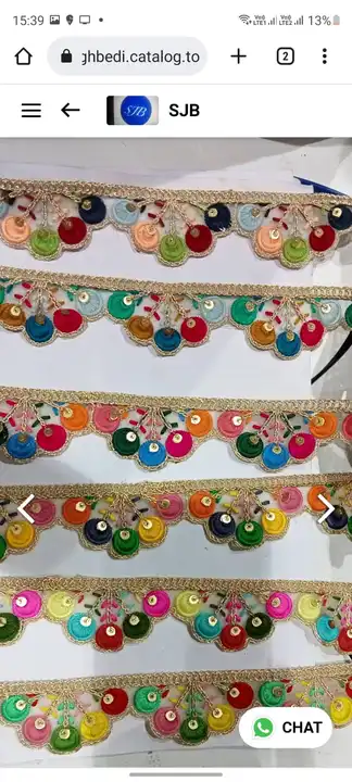 Multi embroidery single side lace  uploaded by S jaswant singh bedi on 3/24/2023
