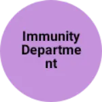 Business logo of Immunity department