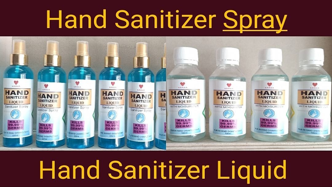 220ML Pack Hand Sanitizer Liquid (Spray)
Kills 99.99% GERMS
 uploaded by Meem Perfume on 7/10/2020