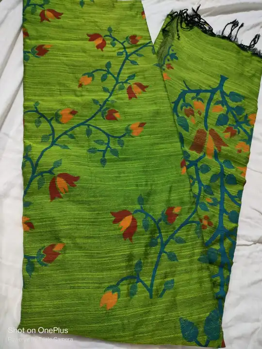 Cotton silk printed saree  uploaded by Jashomati handloom's on 3/24/2023