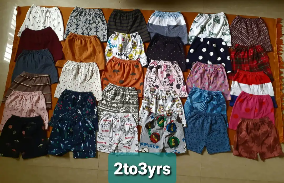 Madhu
*Export surplus fabricShorts* 
6month to 1yr=10pcs=230+$
1to2yrs=10pcs =250+$
2to3yrs=10pc-300 uploaded by Taha fashion from surat on 3/24/2023