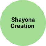 Business logo of Shayona creation