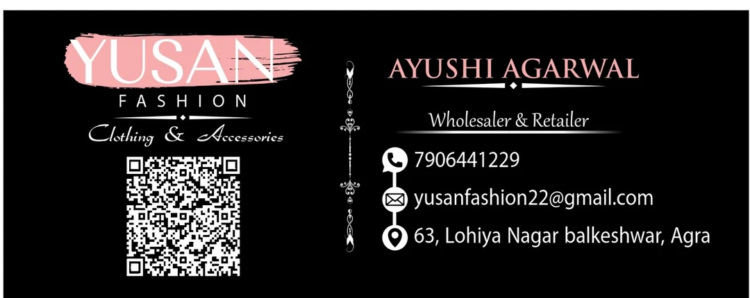 Visiting card store images of Yusan Fashion