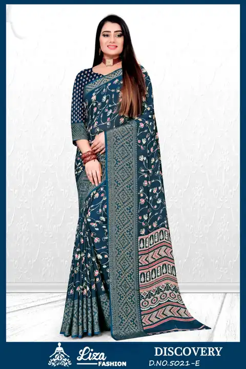 Discovery Premium Quality saree ❤️ uploaded by Karuna Saree Centre Surat on 3/24/2023