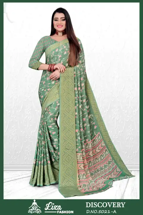 Discovery Premium Quality saree ❤️ uploaded by Karuna Saree Centre Surat on 3/24/2023