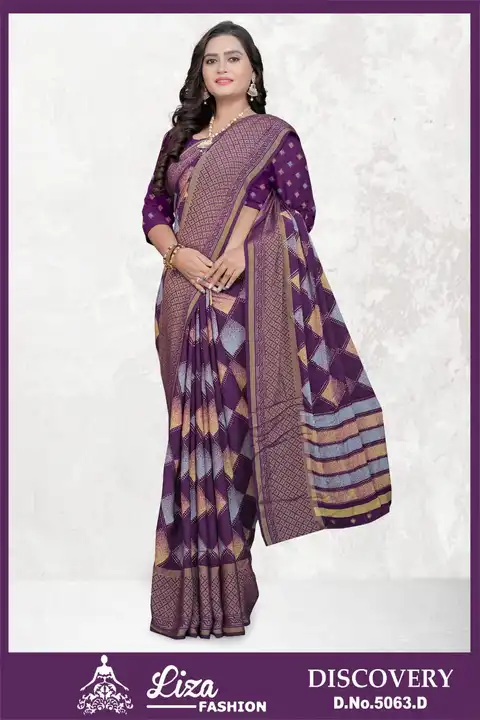 Discovery Premium Quality saree  uploaded by Karuna Saree Centre Surat on 3/24/2023