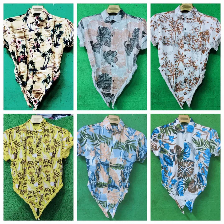 RAYON  PRINTS

HALF SLEEVE

SIZE.M-L-XL/ uploaded by AMAAN GARMENTS  on 3/24/2023