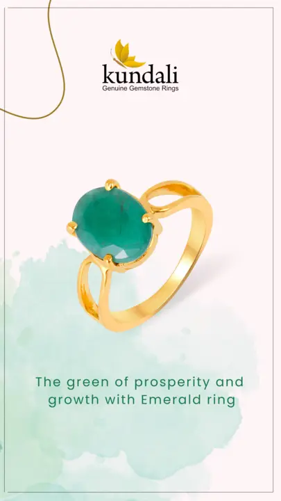 Emerald ring  uploaded by Kundali Gems  on 3/24/2023