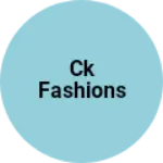 Business logo of Ck fashions