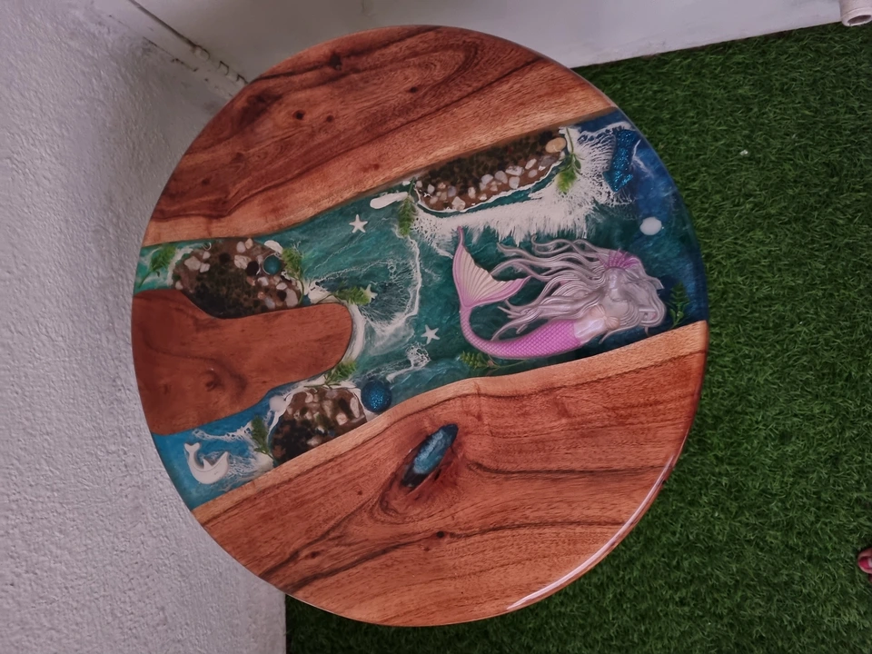 Epoxy River coffee table  uploaded by business on 3/24/2023