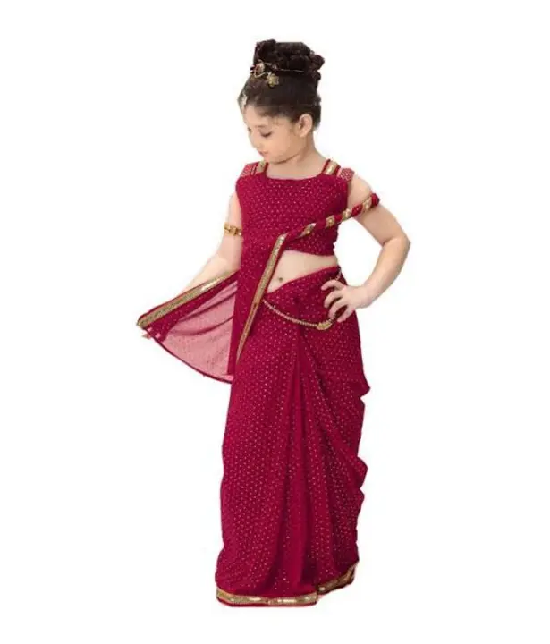 Kids ready to wear saree  uploaded by Vidya clothing on 3/24/2023