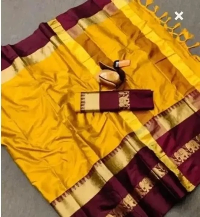 Cotton silk saree uploaded by Pragya collection on 3/24/2023