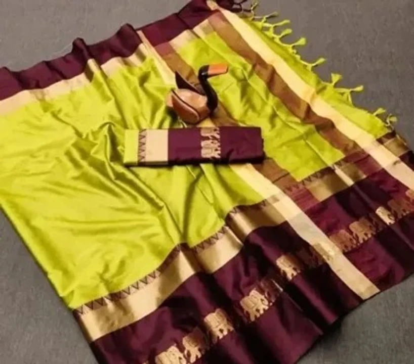 Cotton silk saree uploaded by Pragya collection on 3/24/2023
