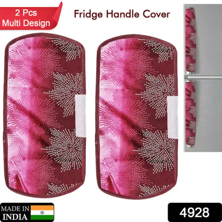 4928 Fridge Cover Handle Cover Polyester High Material Cover For All Fridge Handle Use ( Set Of 2 Pc uploaded by DeoDap on 3/24/2023