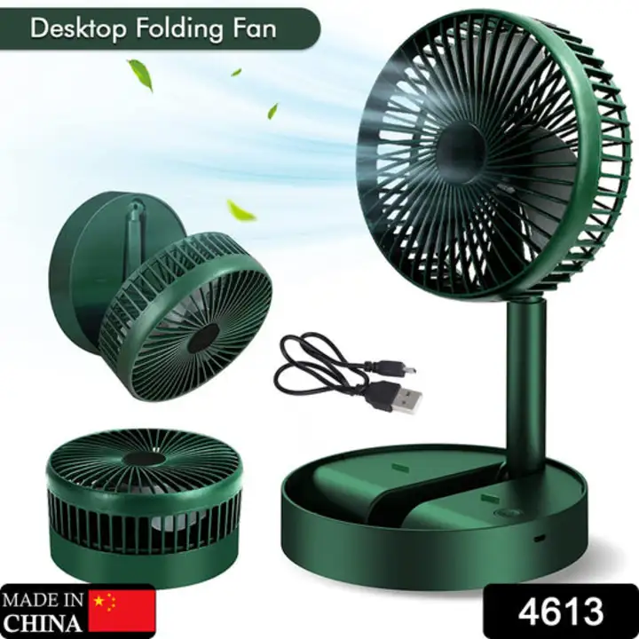 4613 Telescopic Electric Desktop Fan, Height Adjustable, Foldable & Portable for Travel/Carry | Sile uploaded by DeoDap on 3/24/2023