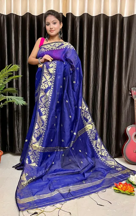 Karat Jamdani handloom uploaded by RB saree center on 3/24/2023