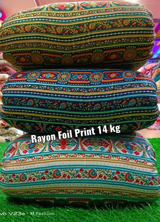 RAYON FOIL PRINT  uploaded by Mataji Fashion on 3/24/2023