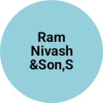 Business logo of Ram nivash &son,s kirna store