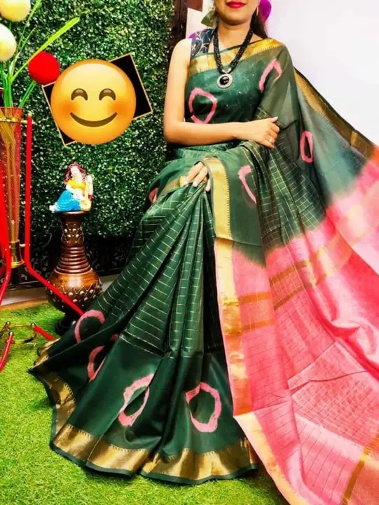 Soft silk saree uploaded by Handloom saree n suit material on 3/24/2023