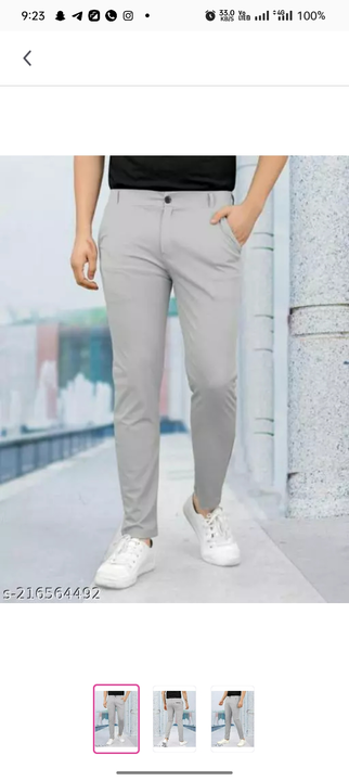 Mens trouser uploaded by Radhe krishna creation on 3/24/2023