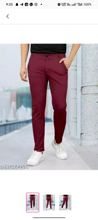 Mens trouser uploaded by Radhe krishna creation on 3/24/2023